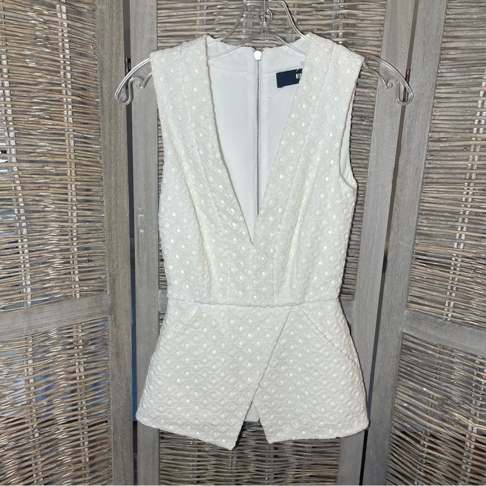 Nicholas Kirkwood peplum top - size US 0